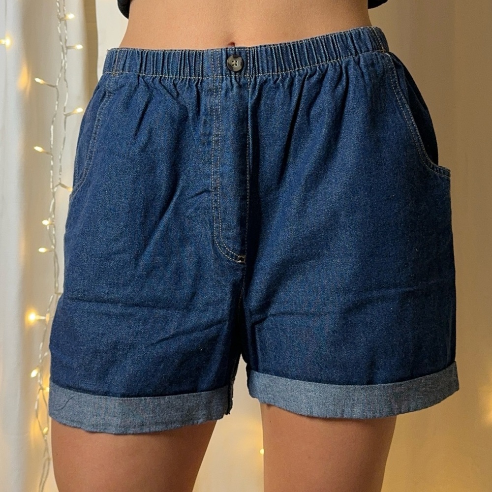 Kim Rogers Dark Blue Jean Shorts